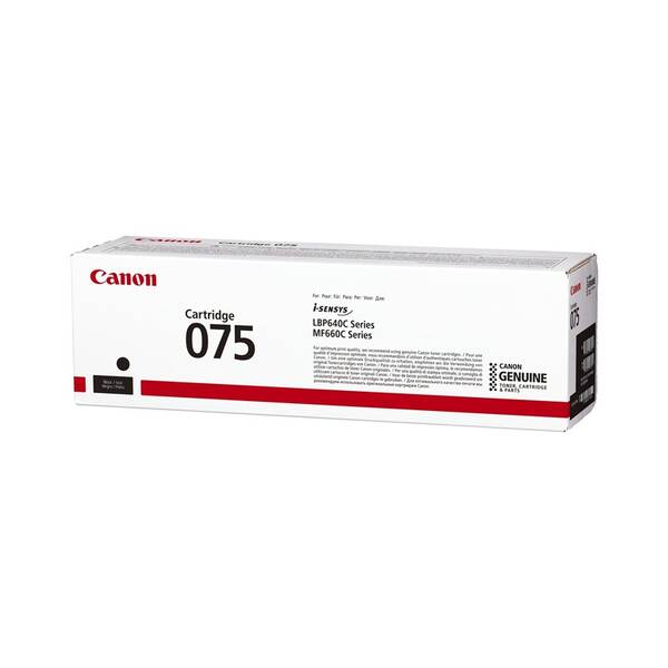 Toner Canon 075 BK, 6365C002, 1400str. čierny

