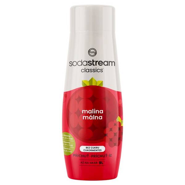 Príchuť pre šumivú vodu SodaStream Malina Zero 440 ml 

