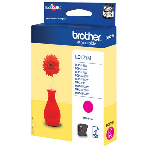 Cartridge Brother LC-121M, 300 strán 

