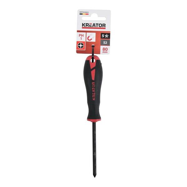 Skrutkovač Kreator KRTH20602 PH1 80mm 

