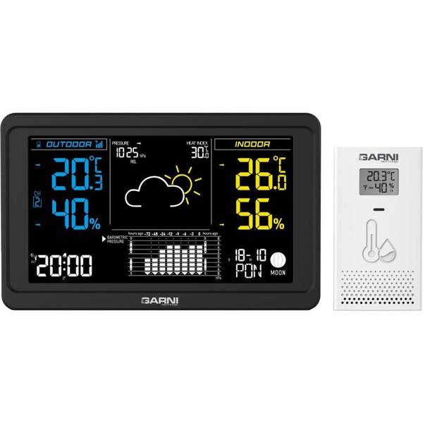 Meteorologická stanica GARNI 618 Precise čierna

