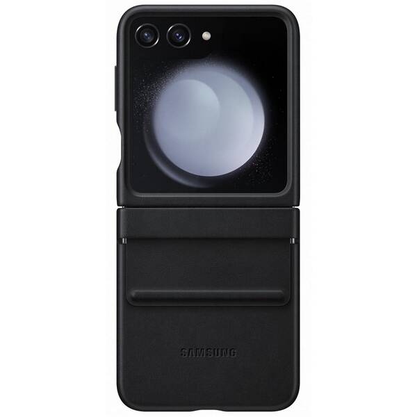 Kryt na mobil Samsung Galaxy Z Flip5 Flap Eco Leather čierny


