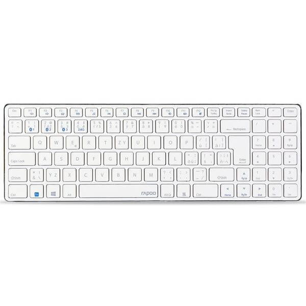 Klávesnica Rapoo E9100M, CZ/SK biela


