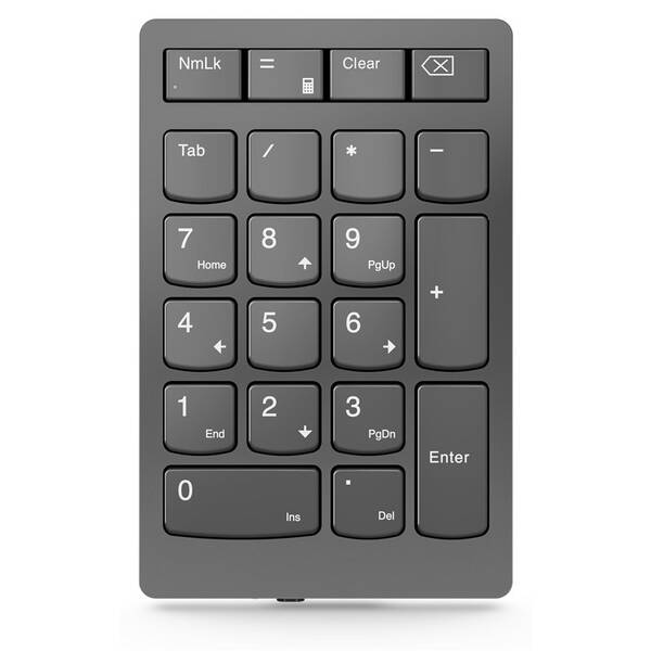 Klávesnica Lenovo Go Wireless Numeric Keypad sivá

