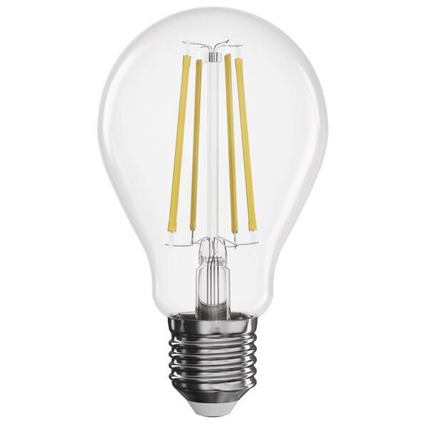LED žiarovka EMOS Filament, klasik, 7,5 W, E27, teplá biela 


