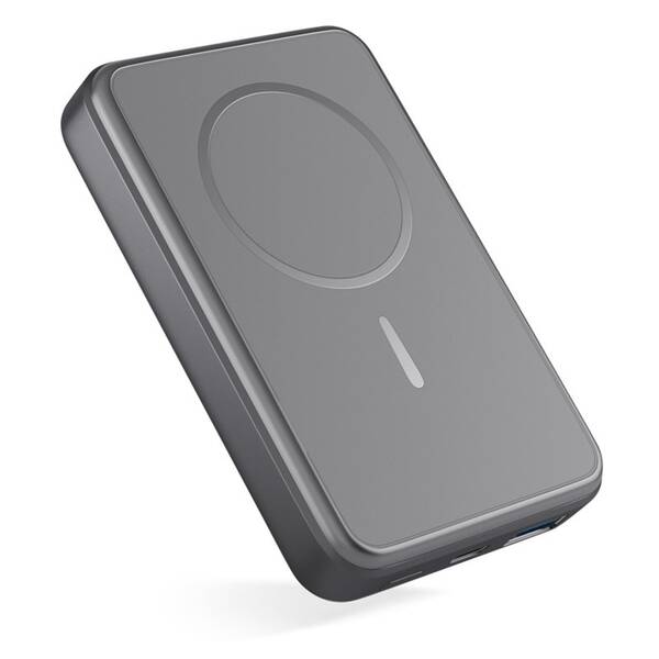 Powerbank Epico Mag+ Aluminium 10 000mAh + kabel USB-C/USB-C sivý

