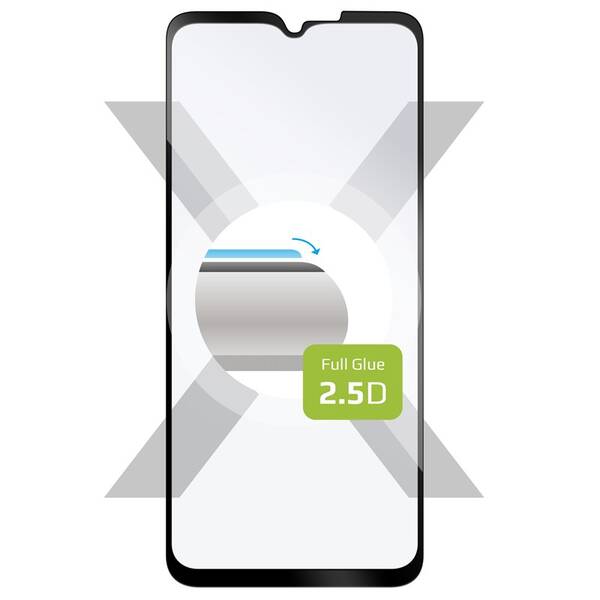 Tvrdené sklo FIXED Full-Cover na Samsung Galaxy Xcover 7 5G čierne

