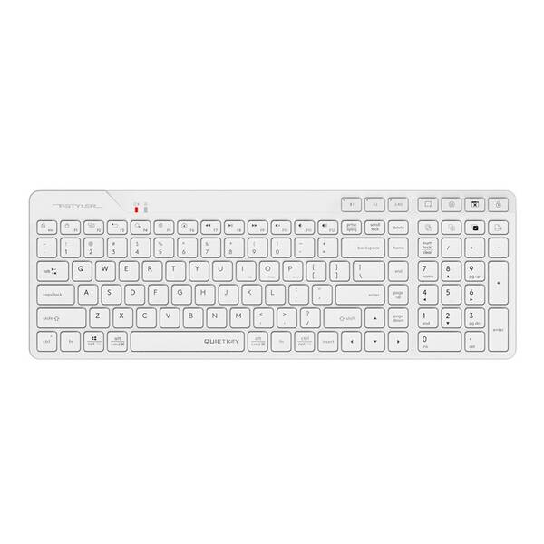 Klávesnica A4Tech FStyler FBK27C AS, CZ biela

