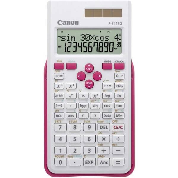 Kalkulačka Canon F-715SG biela/ružová

