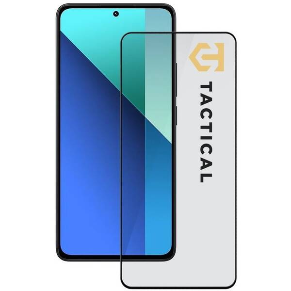 Tvrdené sklo Tactical 5D na Xiaomi Redmi Note 13 4G/5G/14S čierne

