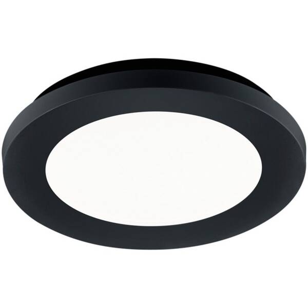 LED stropné svietidlo Reality Camillus, 9 W, okrúhle čierne

