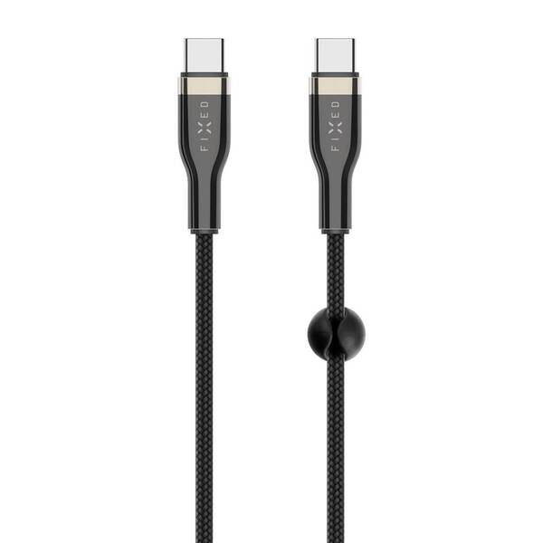 Kábel FIXED USB-C/USB-C s podporou PD, 100W, 2m čierny

