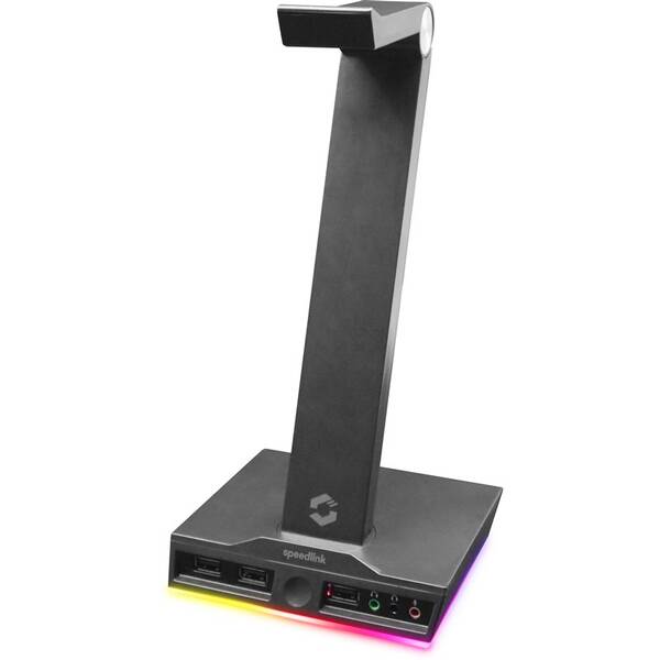 Stojanček Speed Link EXCELLO Illuminated, 3-Port USB 2.0 Hub čierny


