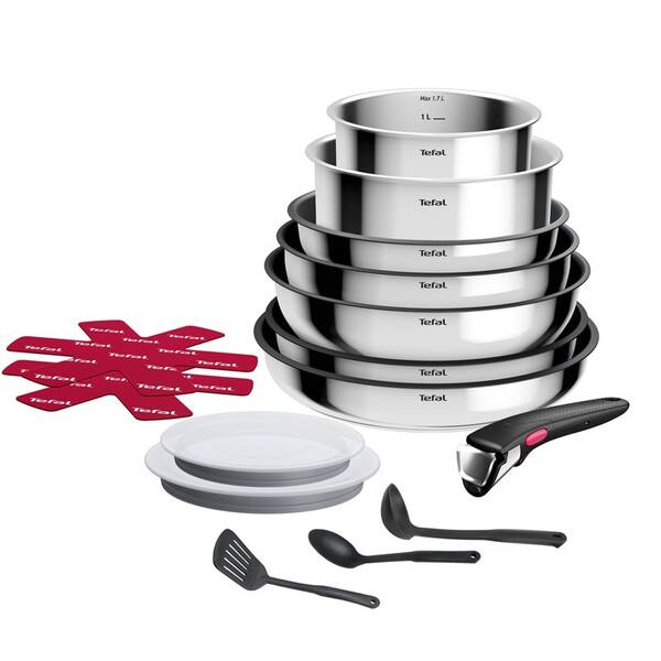 Sada riadu Tefal L881SF04 Cook Eat, 15 ks nerez

