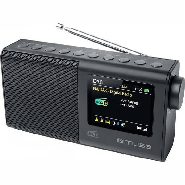 Rádioprijímač s DAB+ MUSE M-117 DBT čierny


