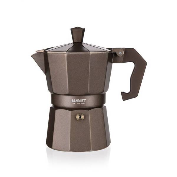 Moka kanvica BANQUET CAMPI Dark Brown 

