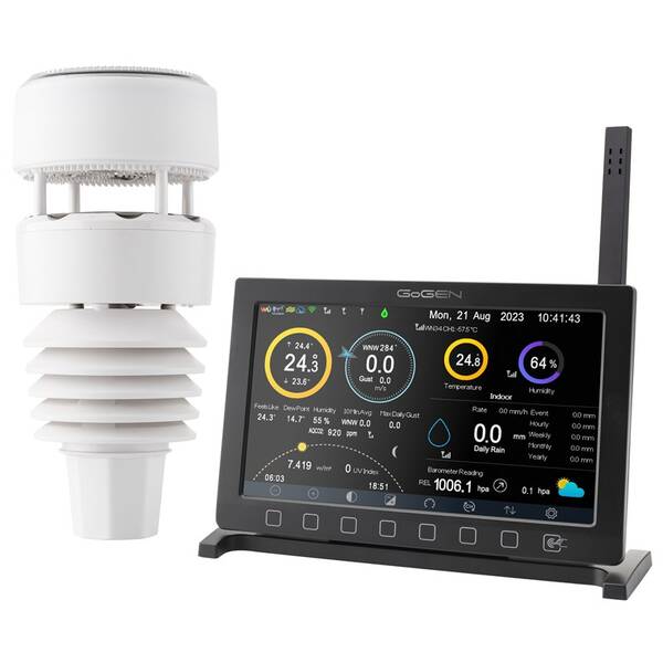 Meteorologická stanica GoGEN ME 9900 WiFi čierna

