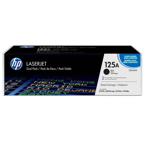 Toner HP 125A, 2x 2 200 strán, 2-pack čierny

