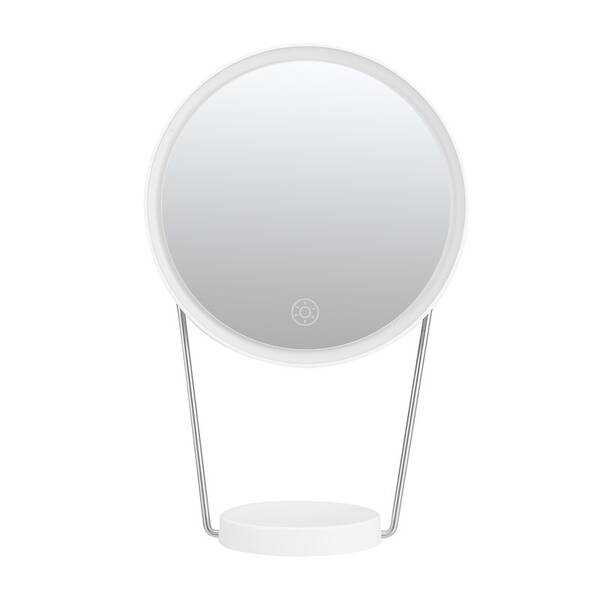 Zrkadlo kozmetické Vitalpeak CM10 biele/chróm

