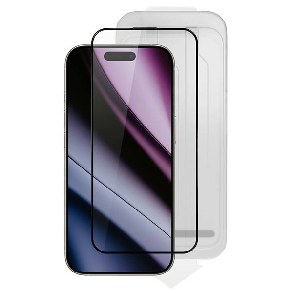 Tvrdené sklo Epico Hero Glass 3D DF Ultra na Apple iPhone 14 Pro/15/16 s aplikátorom, 2ks 

