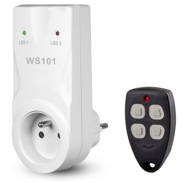Zásuvka Elektrobock WS101, s diaľkovým ovládačom 

