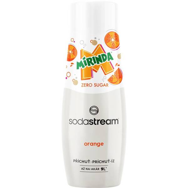 Príchuť pre šumivú vodu SodaStream MIRINDA orange ZERO, 440 ml 


