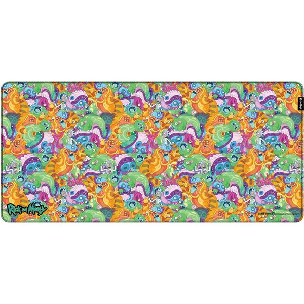 Podložka pod klávesnicu a myš FSH Rick and Morty Monster Jam, XL oranžová

