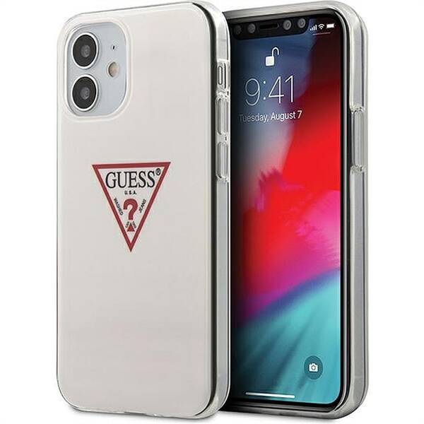 Kryt na mobil Guess na Apple iPhone 12 mini biely

