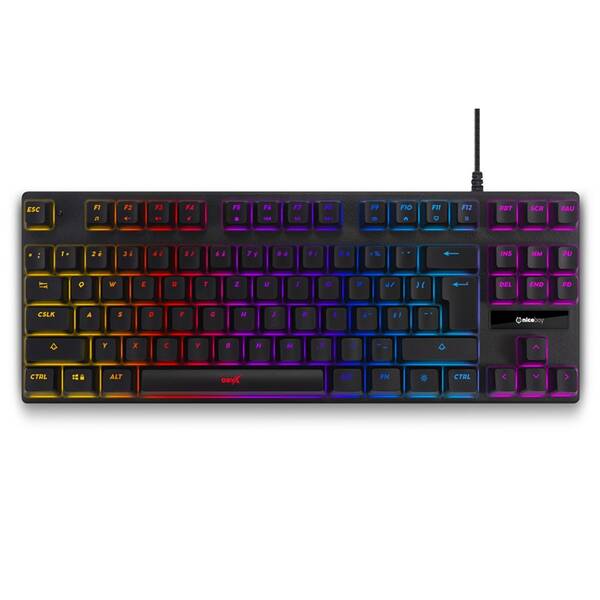 Klávesnica Niceboy ORYX K300X, CZ layout čierna

