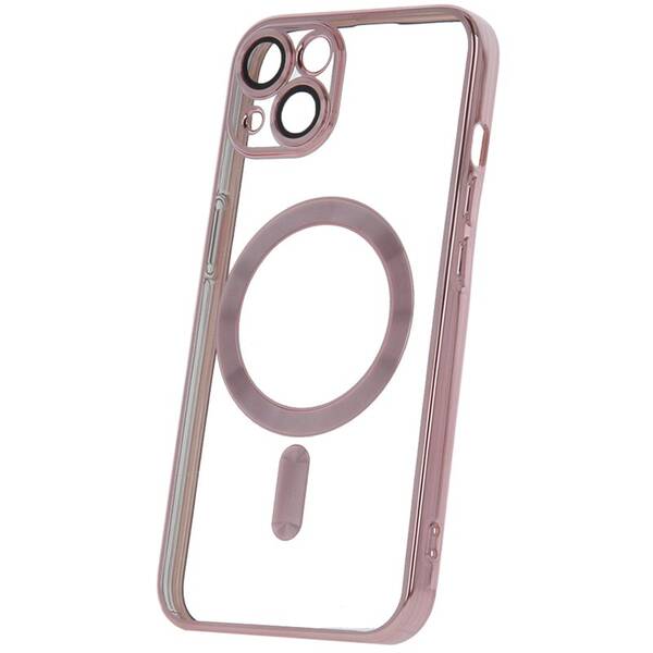 Kryt na mobil CPA Mag Color Chrome na Apple iPhone 13 ružový

