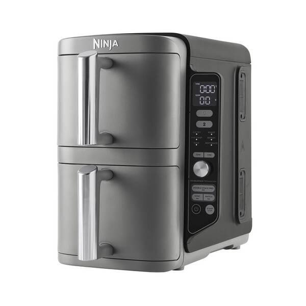 Fritéza teplovzdušná Ninja SL400EU Foodie Double Stack XL 9,5 l sivá

