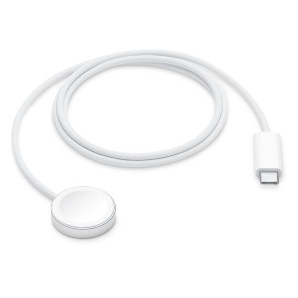 Nabíjací kábel Apple magnetický rýchlonabíjací pre Apple Watch, 1m biela

