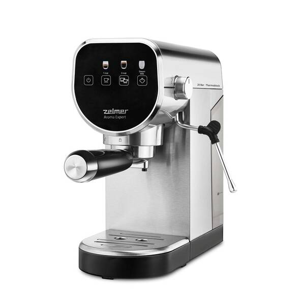 Pákový kávovar Zelmer ZCM7300 strieborný

