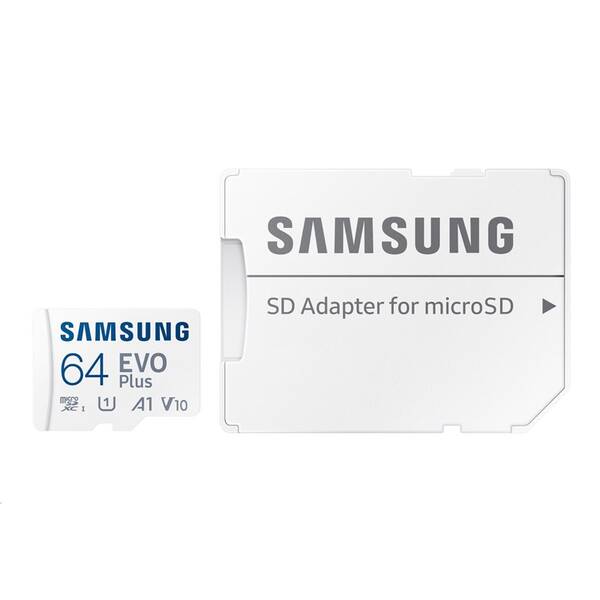 Pamäťová karta Samsung 64GB UHS-I U1 (160R/30W) + SD adaptér 

