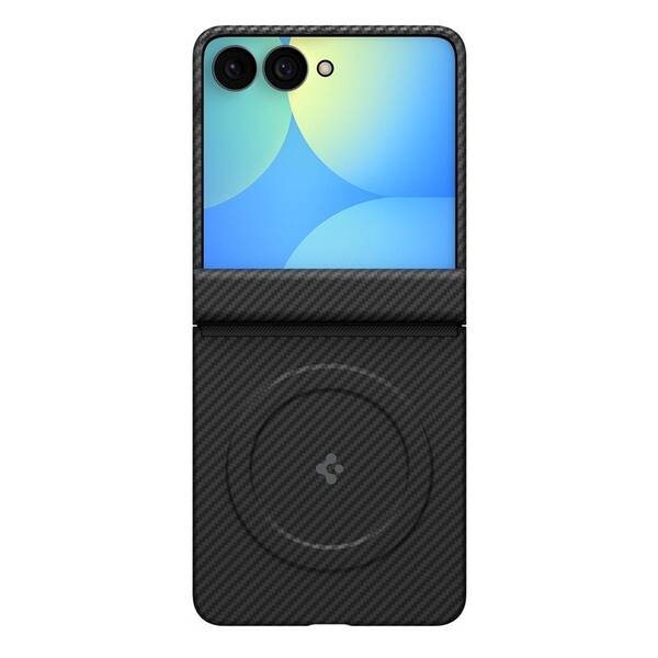 Kryt na mobil Spigen Air Skin Aramid MagSafe na Samsung Galaxy Z Flip 8 čierny

