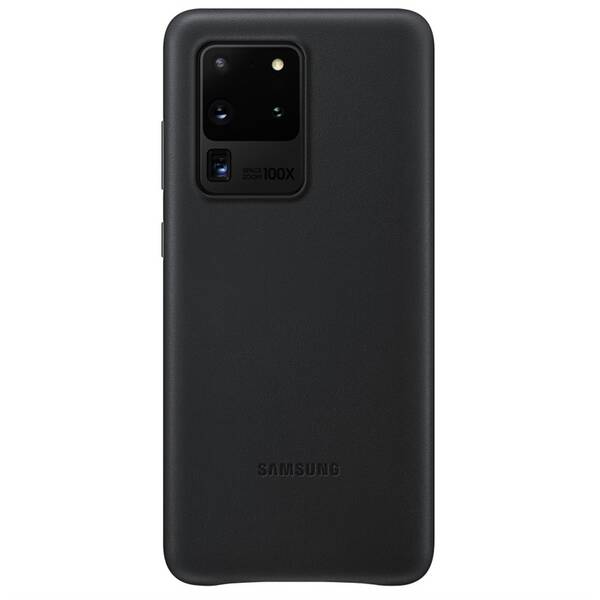 Kryt na mobil Samsung Leather Cover na Galaxy S20 Ultra čierny

