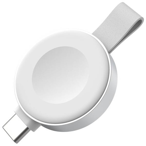 Nabíjací adaptér FIXED Orb 2 USB-C na Apple Watch biely

