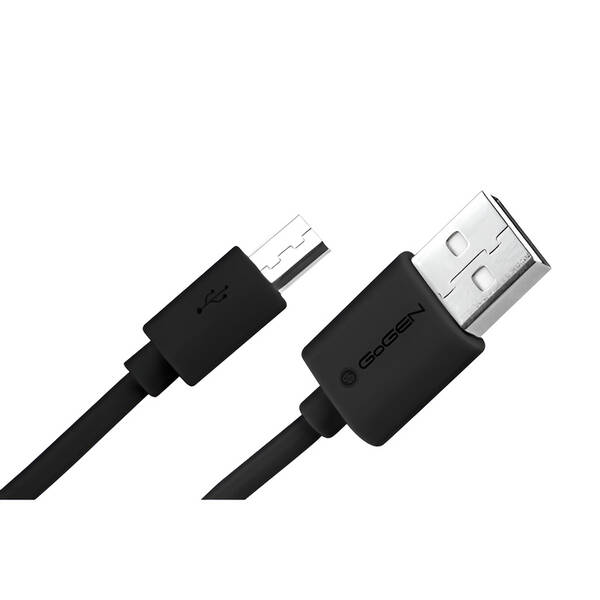 Kábel GoGEN USB/micro USB, 2m čierny

