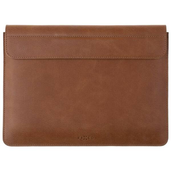 Puzdro FIXED Oxford na Apple MacBook Air 13,6" (2022/2024/2025) M2 hnedé

