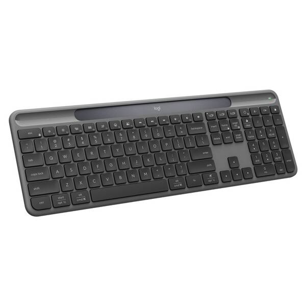 Klávesnica Logitech Signature Slim Solar+, US sivá


