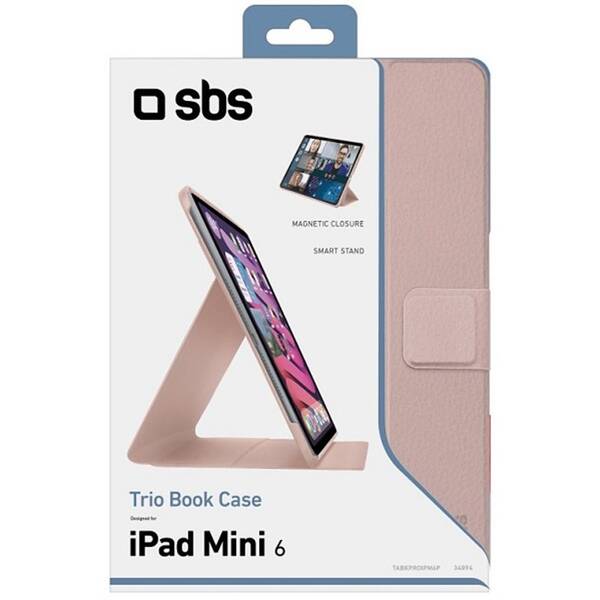 Puzdro na tablet SBS Trio Book na Apple iPad Mini 6 ružové

