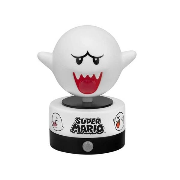 Dekoratívne LED Paladone Super Mario, Boo, PIR čierne/biele

