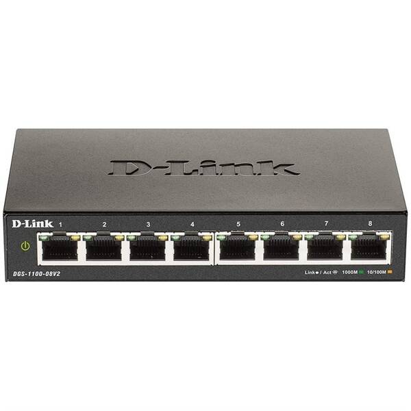 Switch D-Link DGS-1100-08 V2 Easy Smart 

