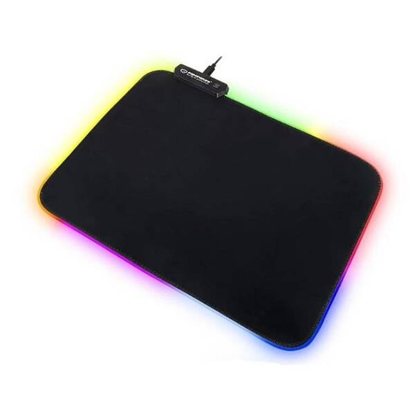 Podložka pod myš Esperanza EGP105 RGB čierna

