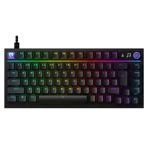 Klávesnica Logitech G316 X 75 - US INT'L layout čierna

