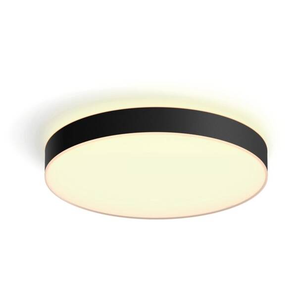 LED stropné svietidlo Philips Enrave XL čierne

