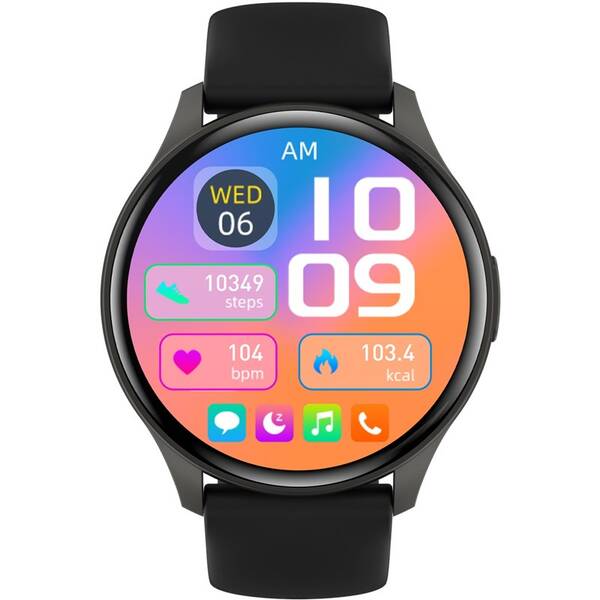 Inteligentné hodinky Carneo Gear+ Essential 2nd gen čierne

