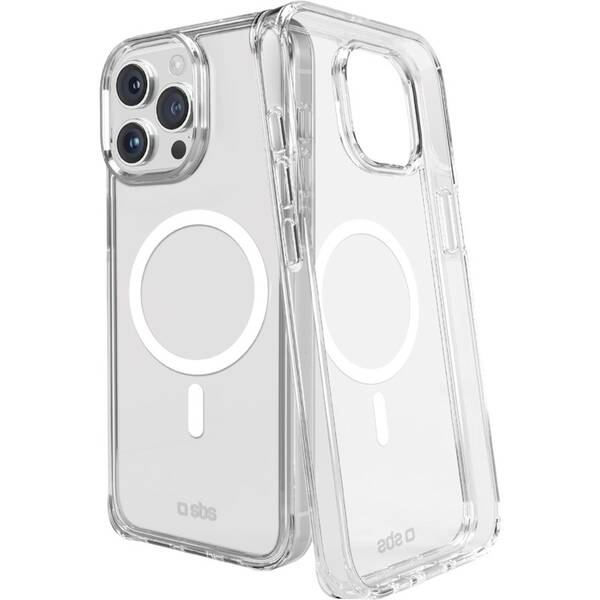 Kryt na mobil SBS Light Mag Case s podporou MagSafe na Apple iPhone 16 Pro Max priehľadný


