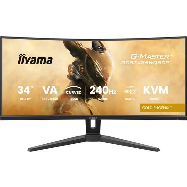 Herný monitor IIYAMA G-Master GCB3486WQSCP-B1 čierny


