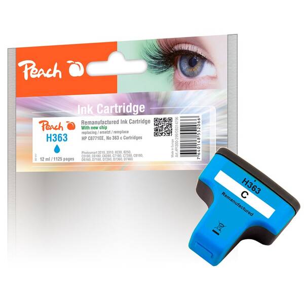 Cartridge Peach HP 363, 1125 strán 

